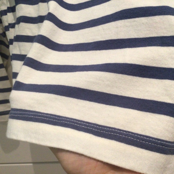 Everlane Blue and White Striped Top - Picture 8 of 8